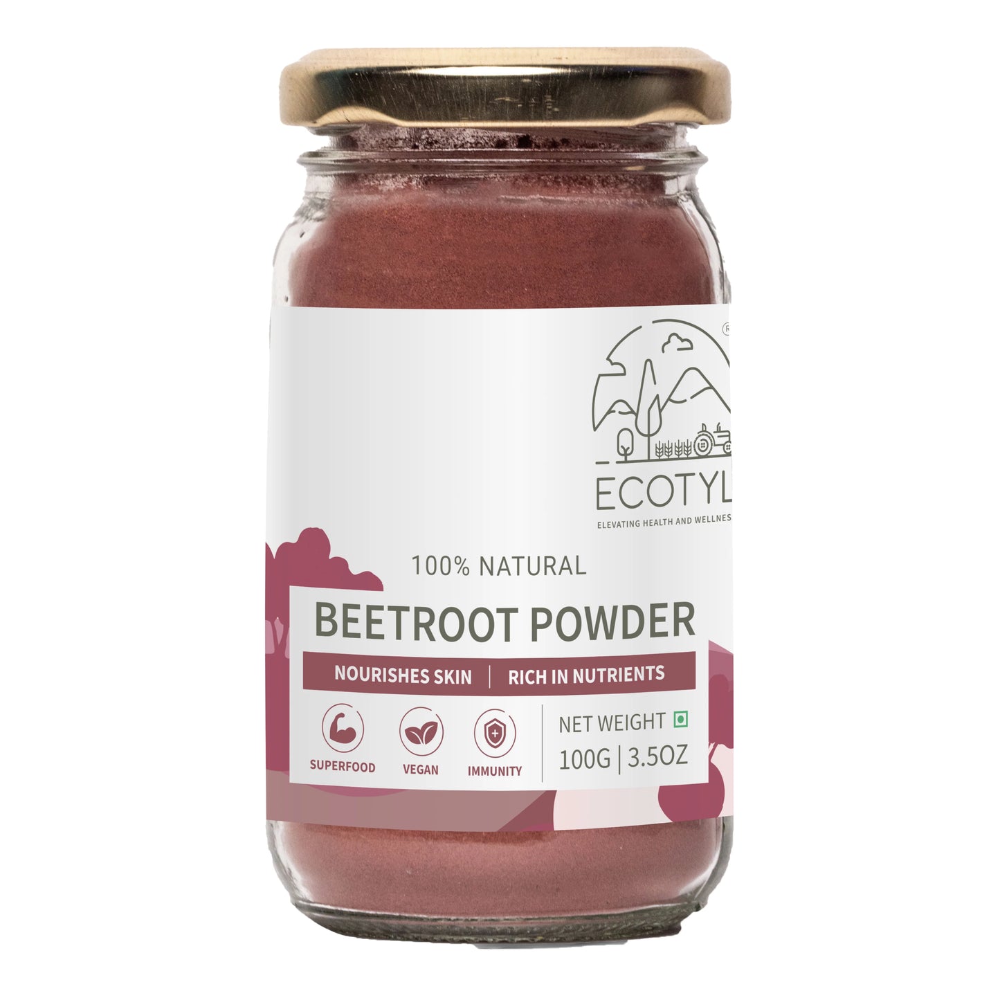 Ecotyl's Beetroot Powder - 100 G