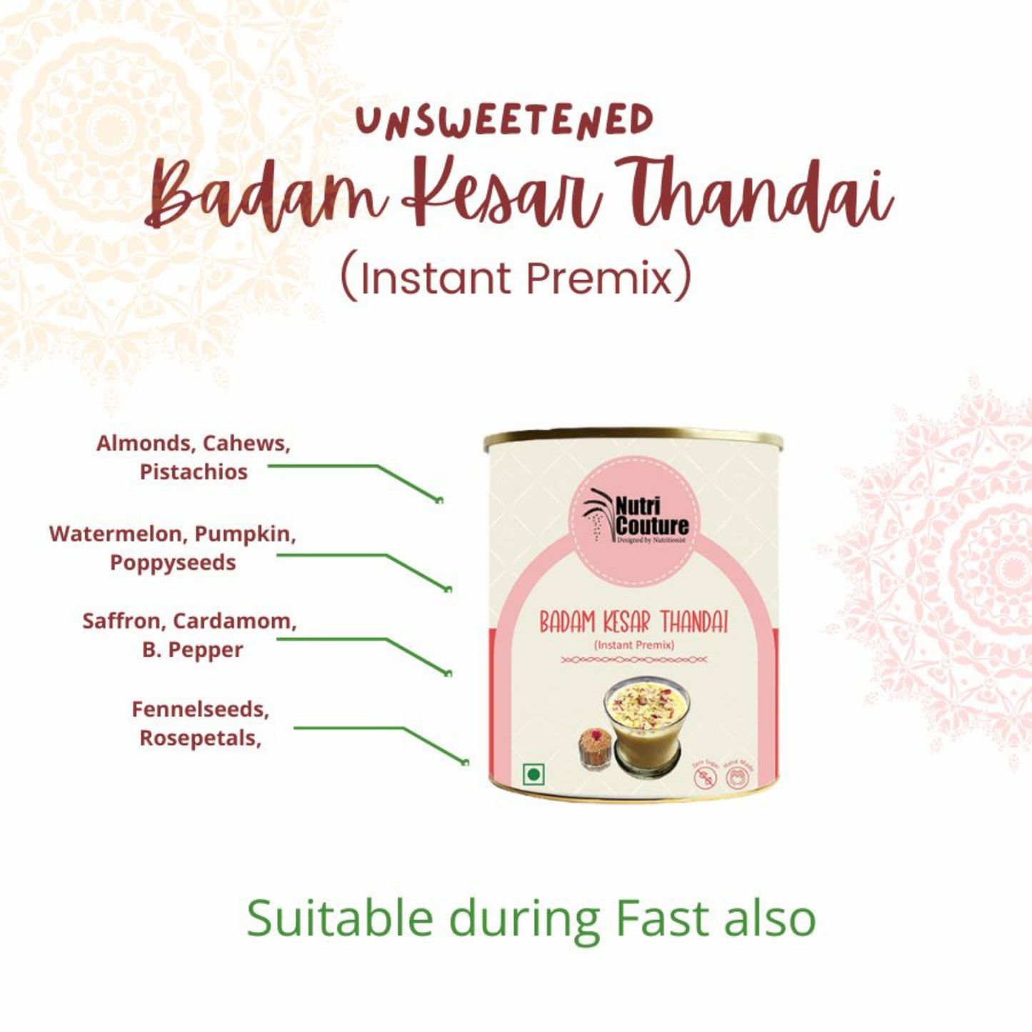 Nutri Couture Badam Kesar Thandai