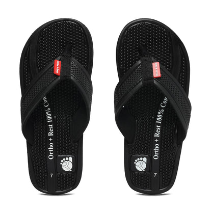 Ortho + Rest Orthopedic Men's Flip Flops with Acupressure Footbed