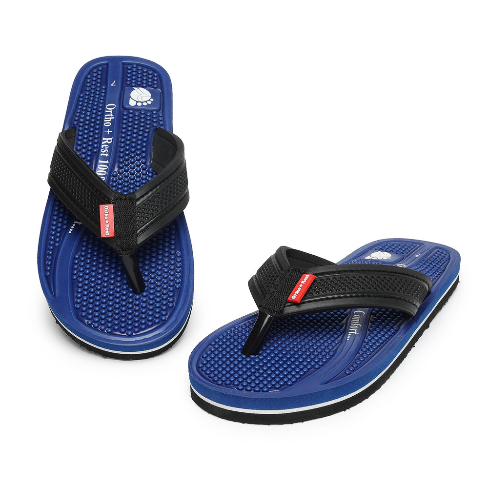 Ortho + Rest Orthopedic Men's Flip Flops with Acupressure Footbed