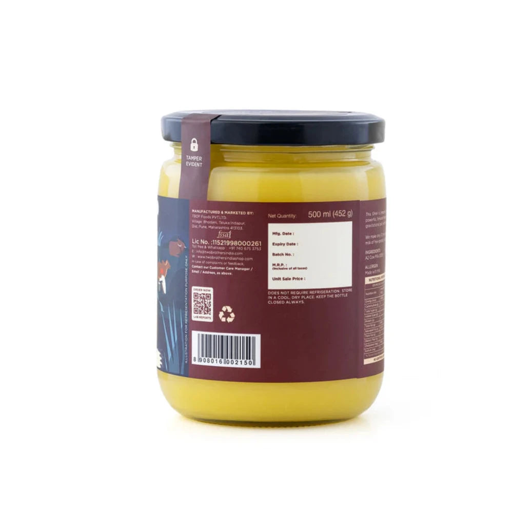 Two Brothers Organic Farms Full Moon Cultured Cow Desi Ghee