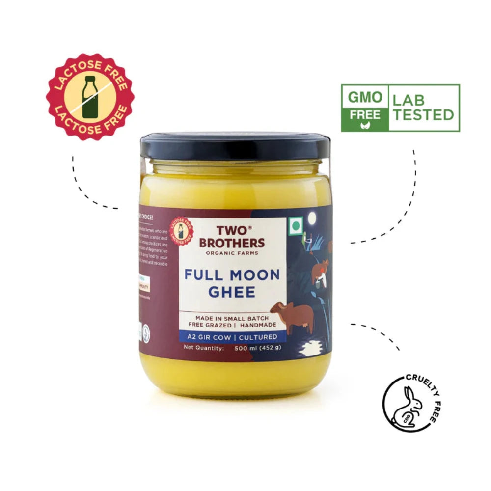 Two Brothers Organic Farms Full Moon Cultured Cow Desi Ghee