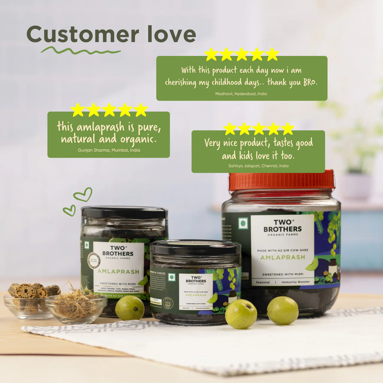Two Brothers Organic Farms Amlaprash (Limited Edition Chyawanprash) 500 Grams