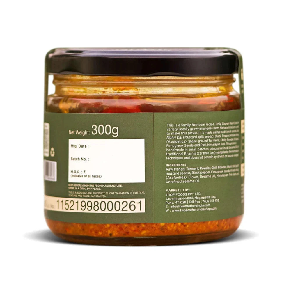 Two Brothers Organic Farms Spicy Mango Pickle