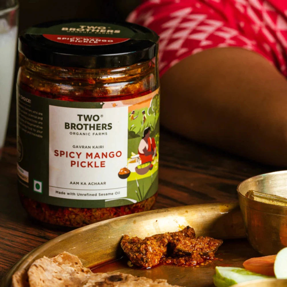 Two Brothers Organic Farms Spicy Mango Pickle