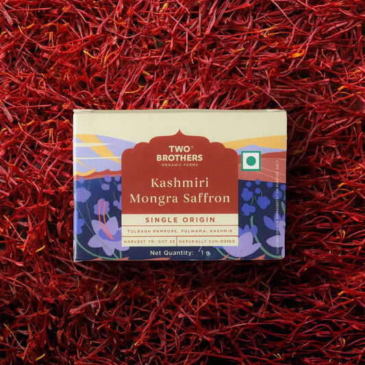 Two Brothers Organic Farms Kashmiri Mongra Saffron 1g