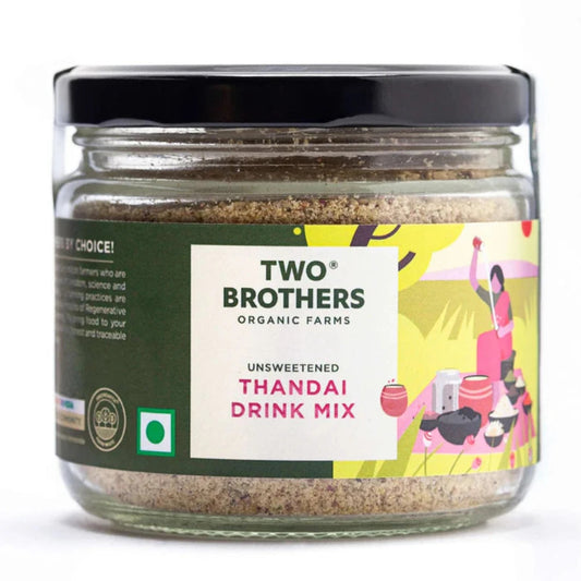 Two Brothers India Farms Healthy Thandai Drink Mix Masala Powder