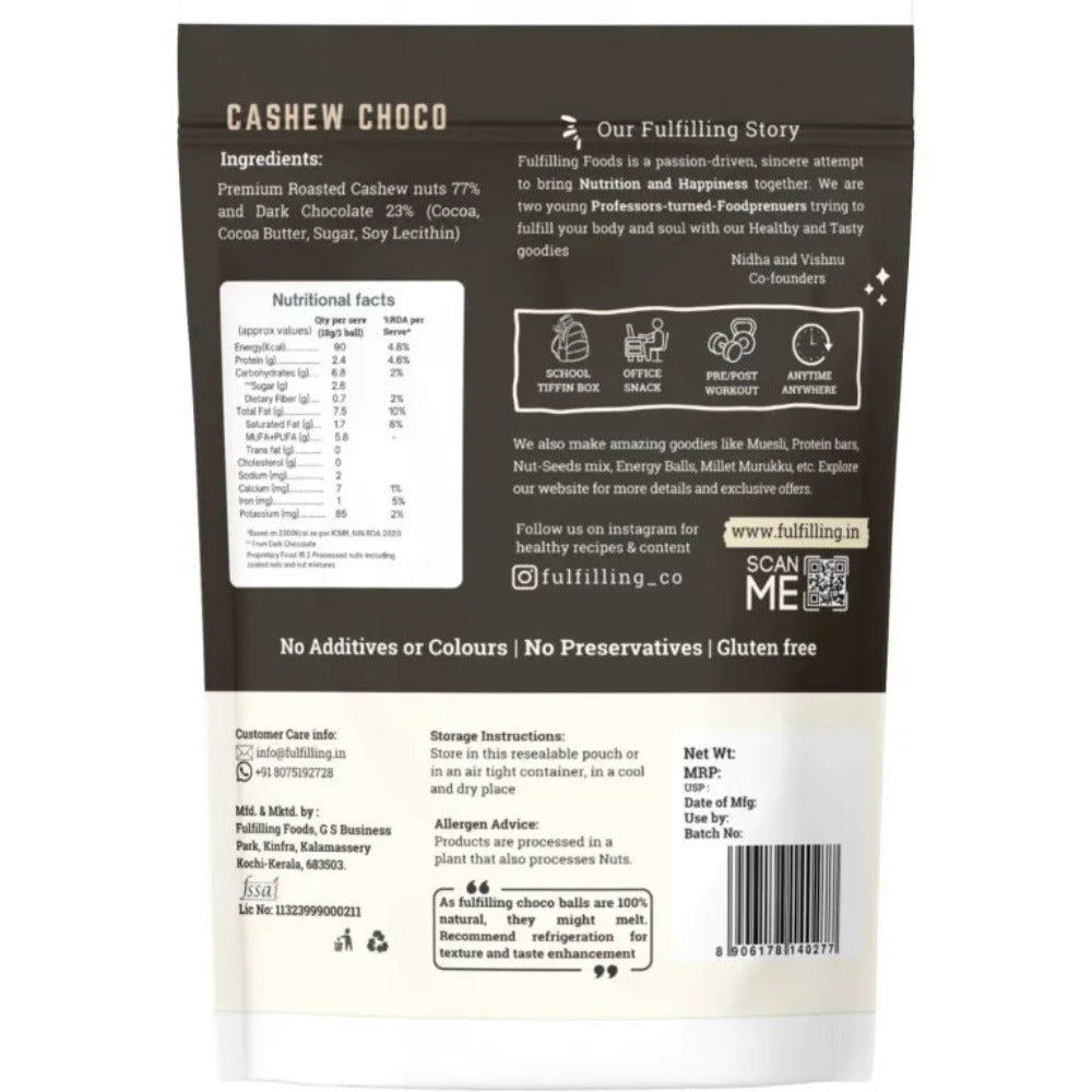 Fulfilling Foods Cashew Choco Balls