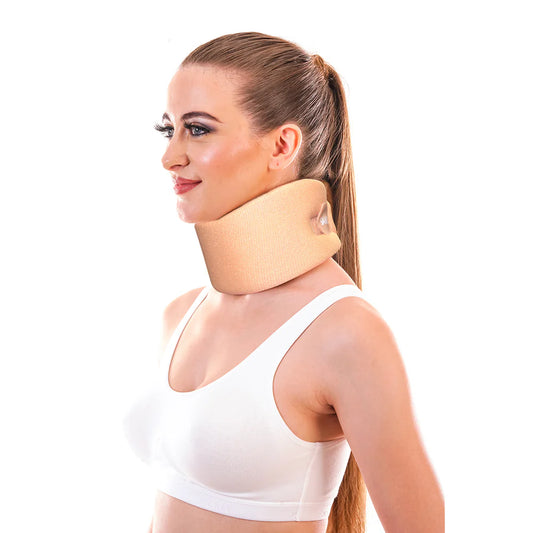SAMSON Soft Cervical Collar (Firm Density) for Neck Support, Pain Relief, and Injury Recovery