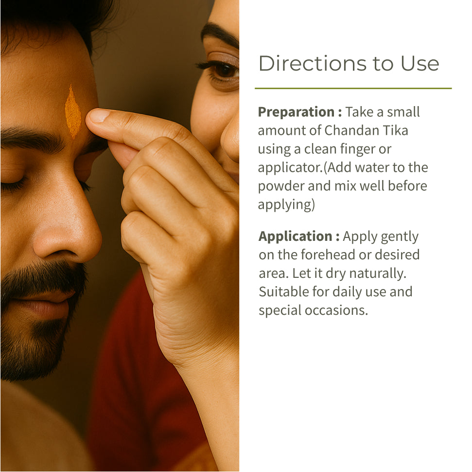 Ecotyl Chandan Tika | Natural Sandalwood Tika | Puja & Meditation | 50g