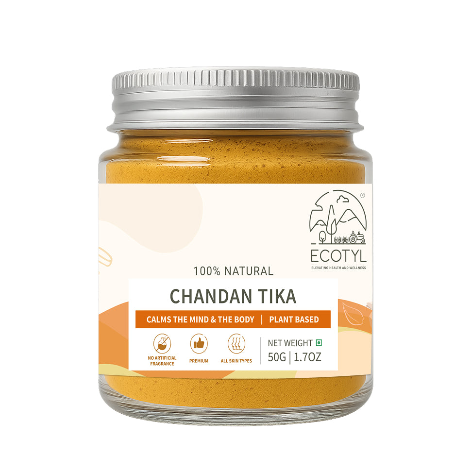 Ecotyl Chandan Tika | Natural Sandalwood Tika | Puja & Meditation | 50g