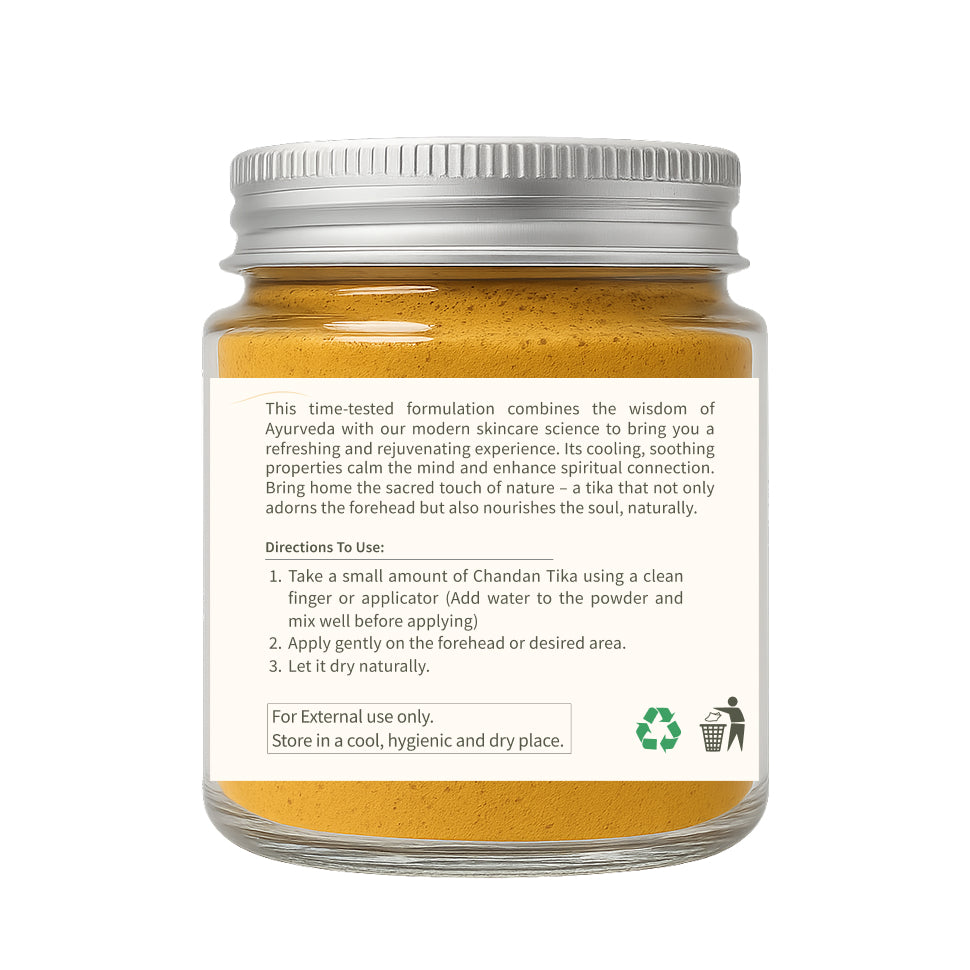 Ecotyl Chandan Tika | Natural Sandalwood Tika | Puja & Meditation | 50g