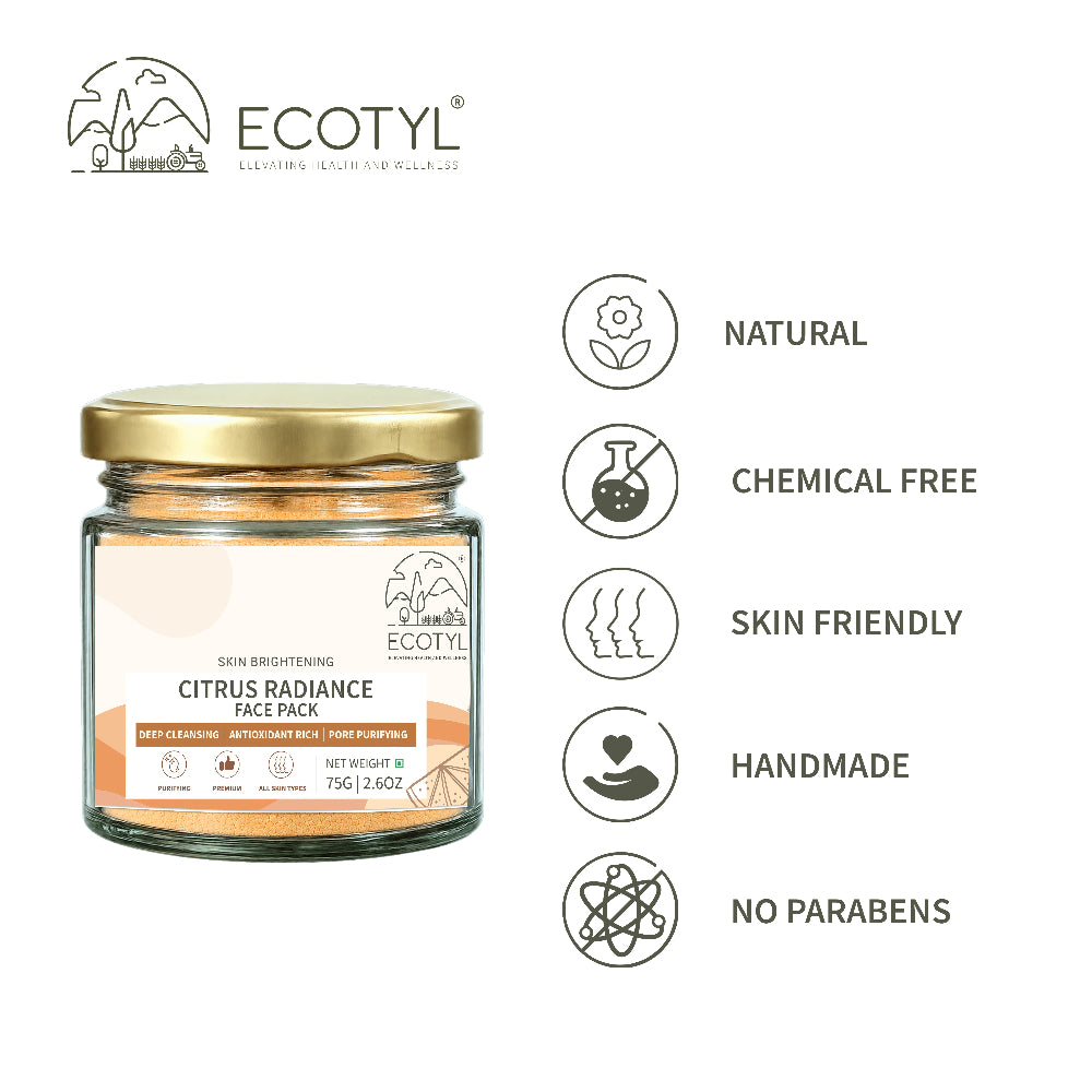 Ecotyl Citrus Radiance Face Pack