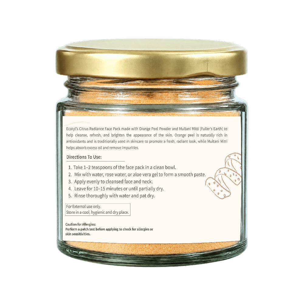 Ecotyl Citrus Radiance Face Pack