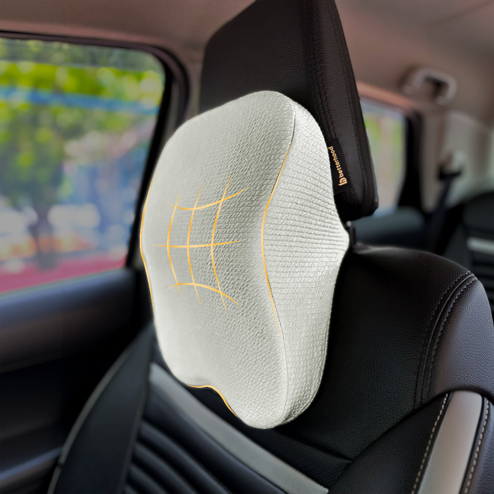 Betterhood Car Neck Rest Pillow Ergonomic Memory Foam Headrest Cushion