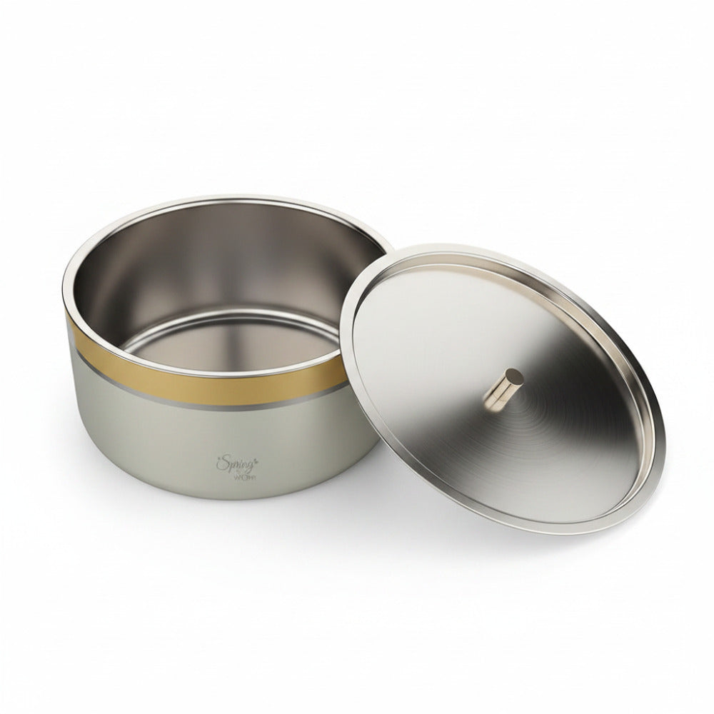 LA' FORTE Double Wall Stainless Steel Casserole with Lid