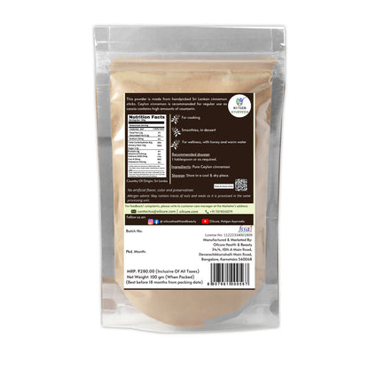 Nxtgen Ayurveda Ceylon Cinnamon Powder (100g)