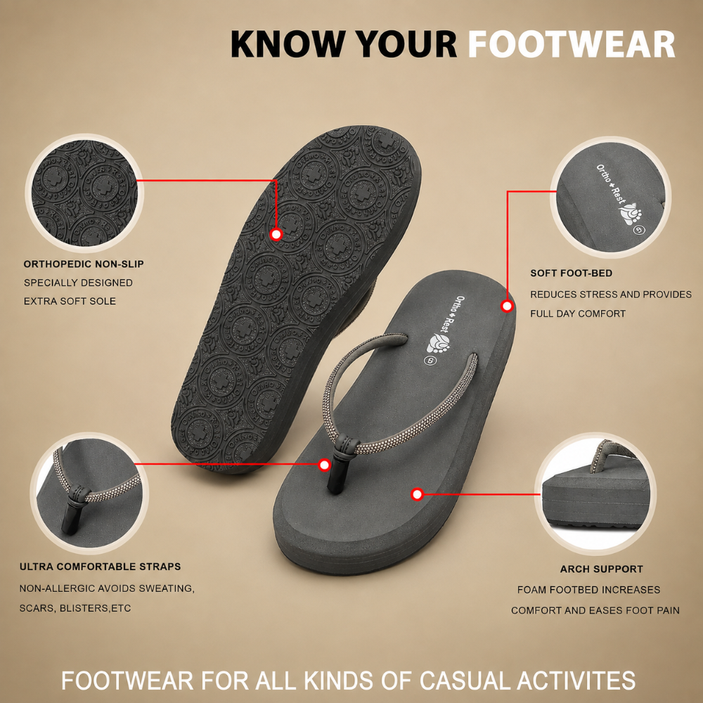 Ortho + Rest Ortho Orthopedic FlipFlops for Women