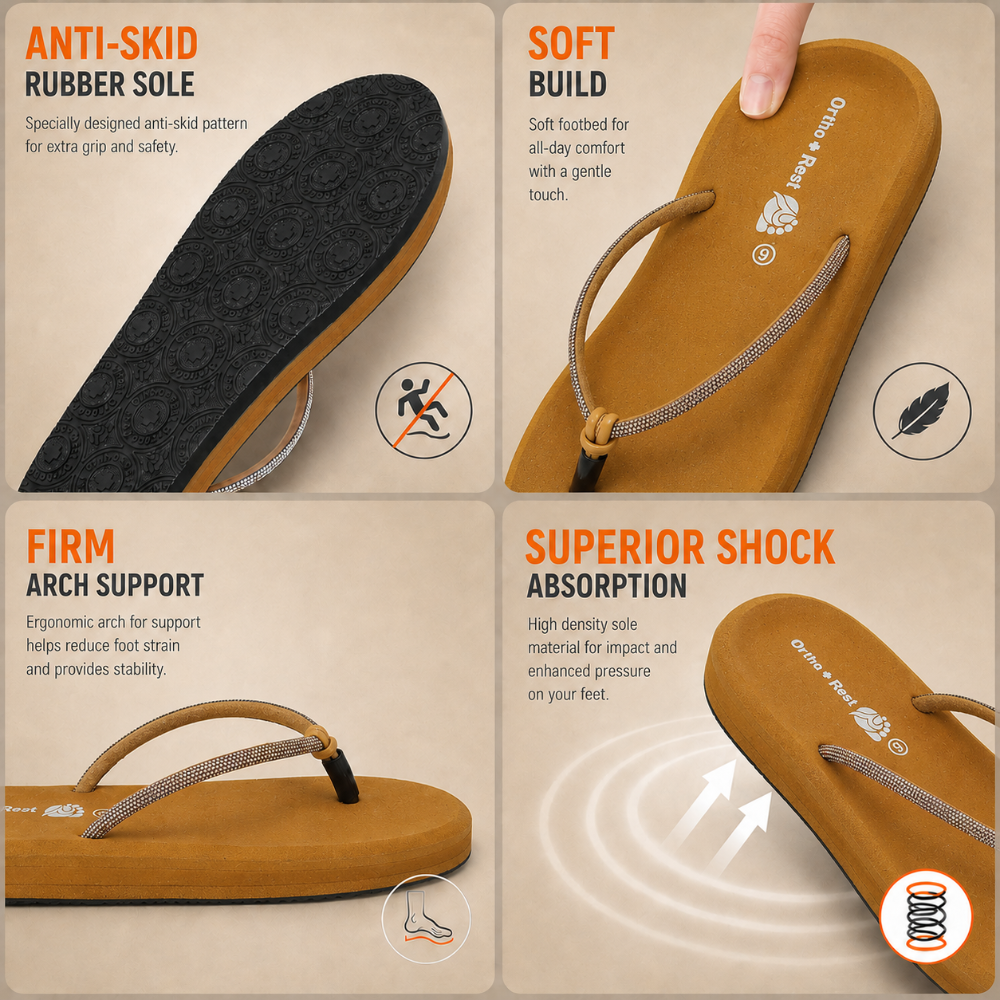 Ortho + Rest Ortho Orthopedic FlipFlops for Women
