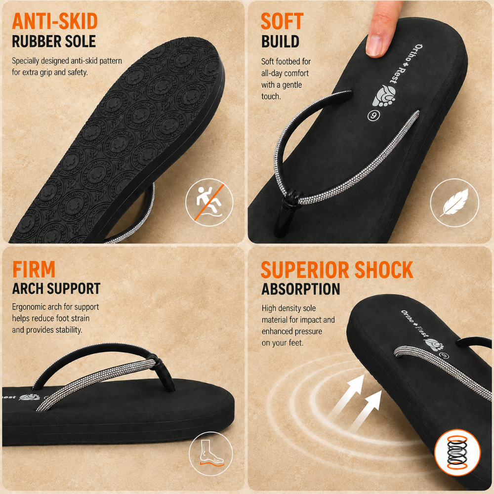 Ortho + Rest Ortho Orthopedic FlipFlops for Women