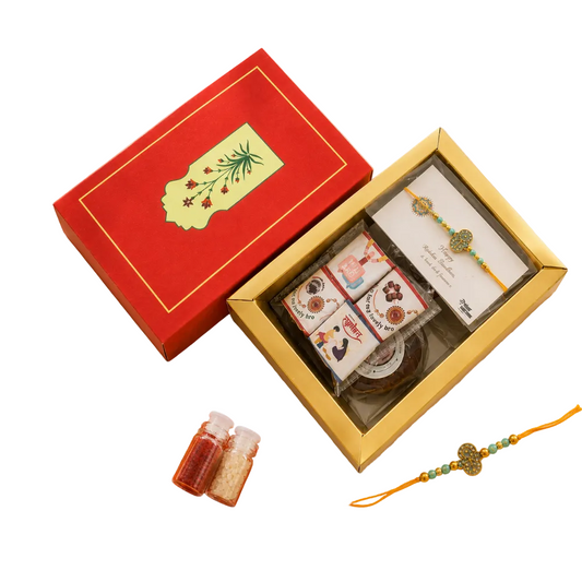 Nutri Couture Cute Mini Rakhi Hamper Box- NCR26.10