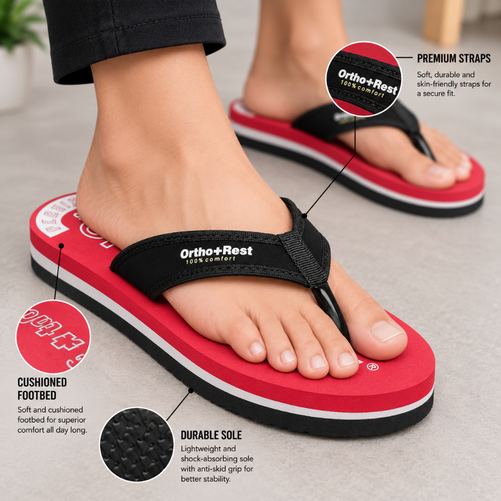 Ortho + Rest Women's Comfort Extra Soft Ortho Slippers
