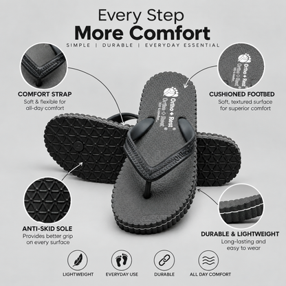 Ortho + Rest Hawaii Chappal Orthopedic Comfort Ortho Care, Unisex