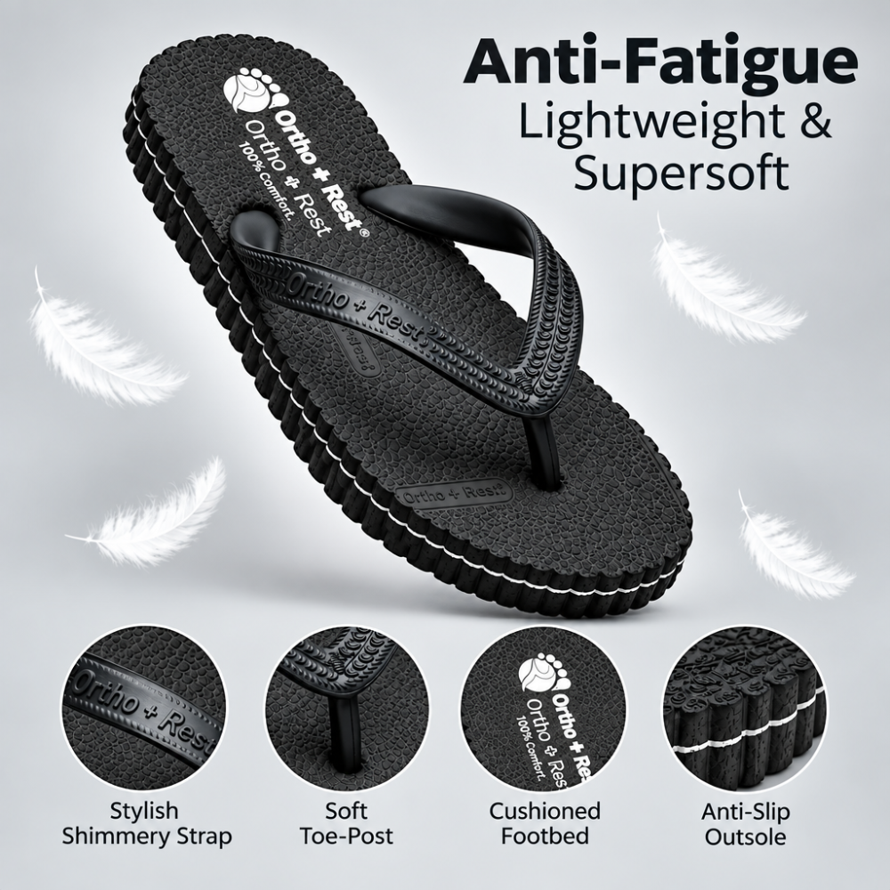 Ortho + Rest Hawaii Chappal Orthopedic Comfort Ortho Care, Unisex