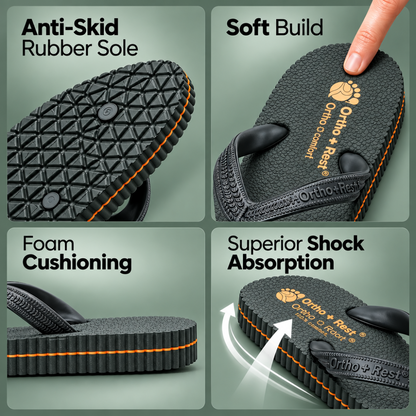 Ortho + Rest Hawaii Chappal Orthopedic Comfort Ortho Care, Unisex