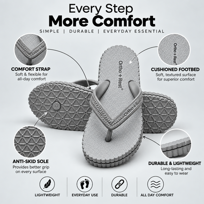 Ortho + Rest Hawaii Chappal Orthopedic Comfort Ortho Care, Unisex