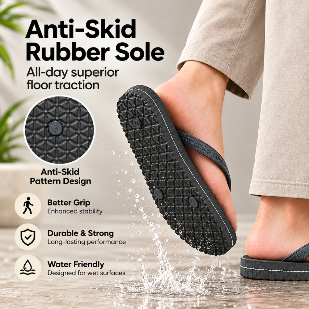 Ortho + Rest Hawaii Chappal Orthopedic Comfort Ortho Care, Unisex