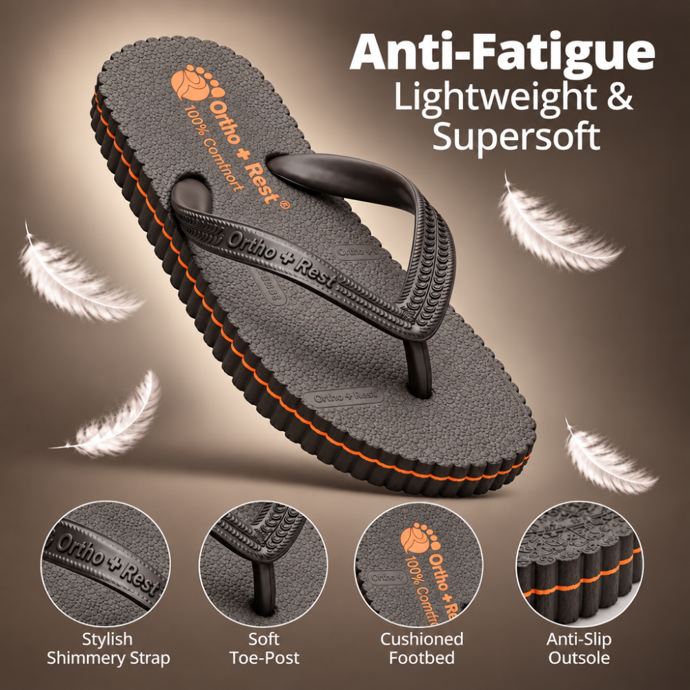 Ortho + Rest Hawaii Chappal Orthopedic Comfort Ortho Care, Unisex