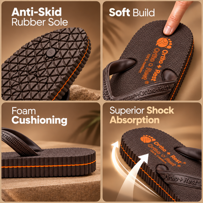 Ortho + Rest Hawaii Chappal Orthopedic Comfort Ortho Care, Unisex