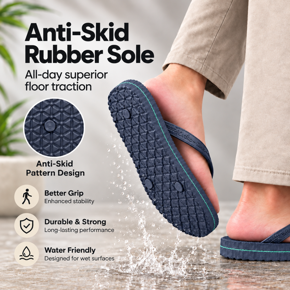 Ortho + Rest Hawaii Chappal Orthopedic Comfort Ortho Care, Unisex
