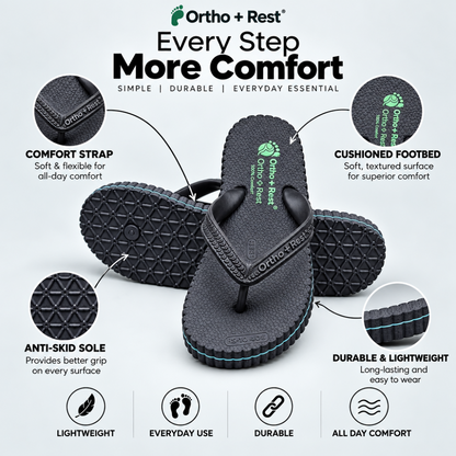 Ortho + Rest Hawaii Chappal Orthopedic Comfort Ortho Care, Unisex