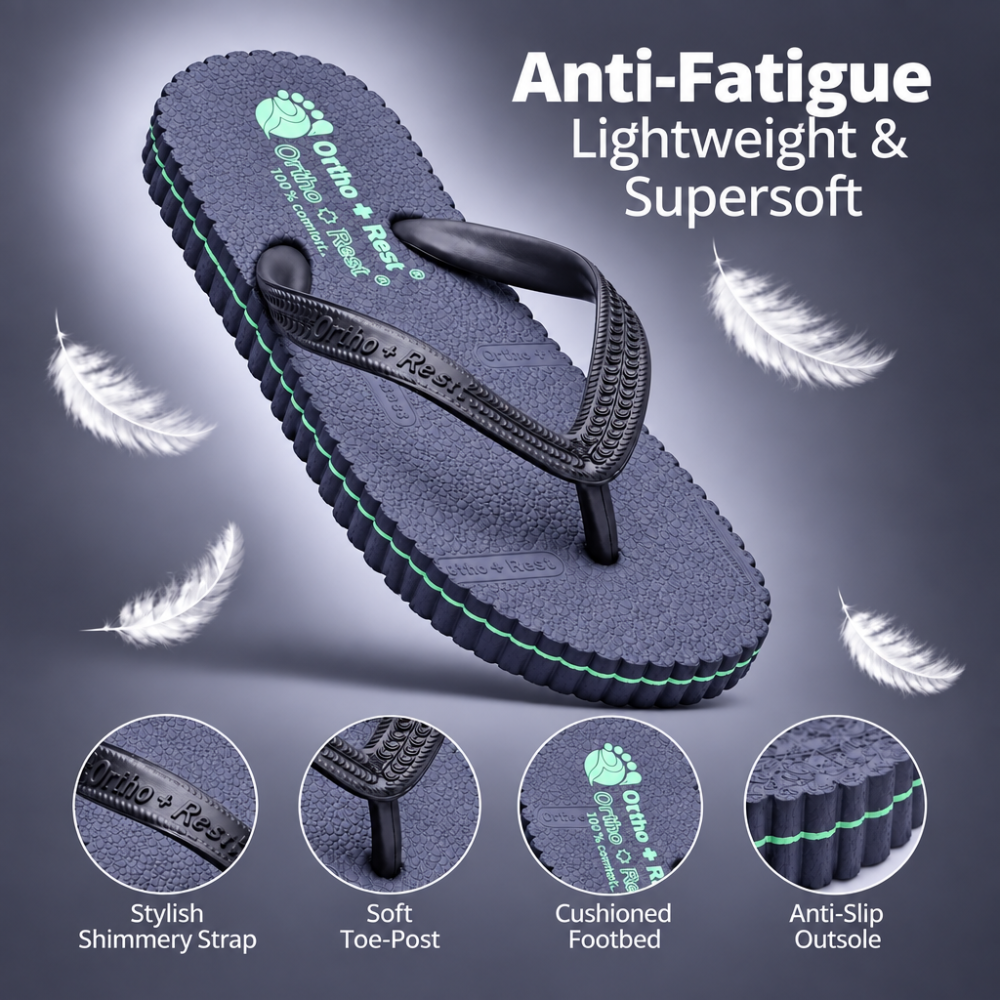 Ortho + Rest Hawaii Chappal Orthopedic Comfort Ortho Care, Unisex
