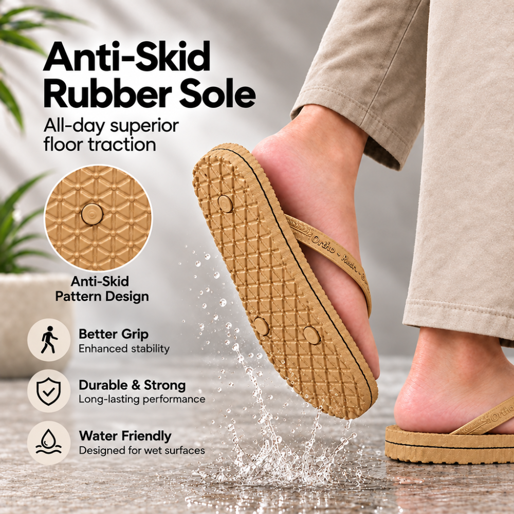 Ortho + Rest Hawaii Chappal Orthopedic Comfort Ortho Care, Unisex