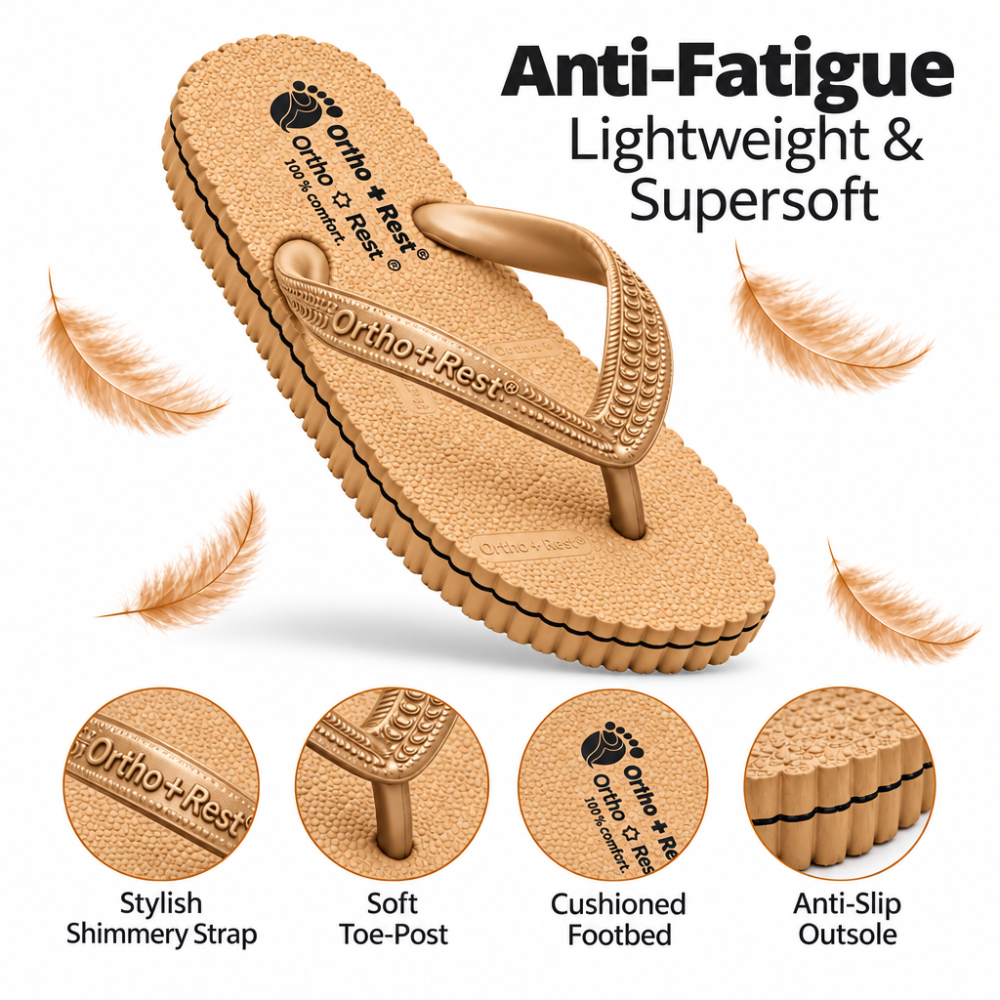 Ortho + Rest Hawaii Chappal Orthopedic Comfort Ortho Care, Unisex