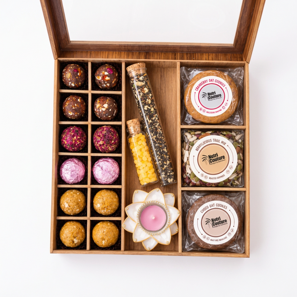 Nutri Couture The Grand Diwali Mithai & Treats Hamper - NCD26.12