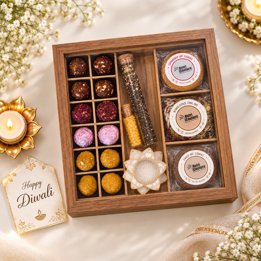 Nutri Couture The Grand Diwali Mithai & Treats Hamper - NCD26.12