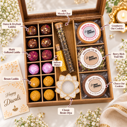 Nutri Couture The Grand Diwali Mithai & Treats Hamper - NCD26.12