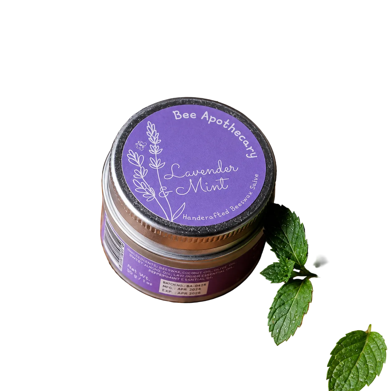 Tenacious Bee Lavender & Mint Beeswax Salve