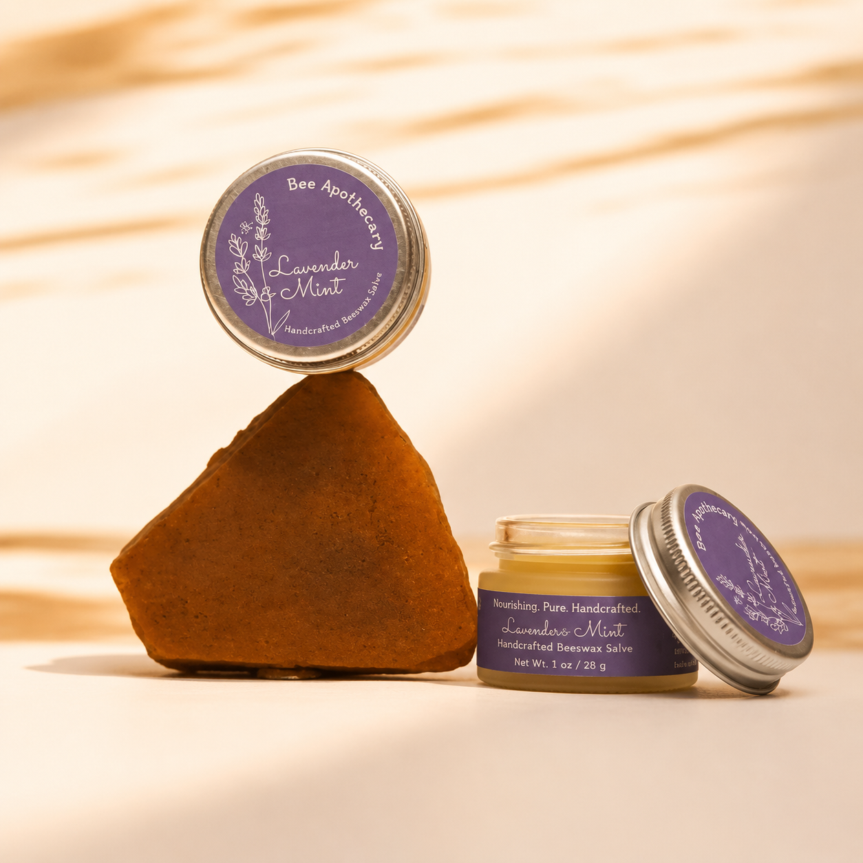 Tenacious Bee Lavender & Mint Beeswax Salve