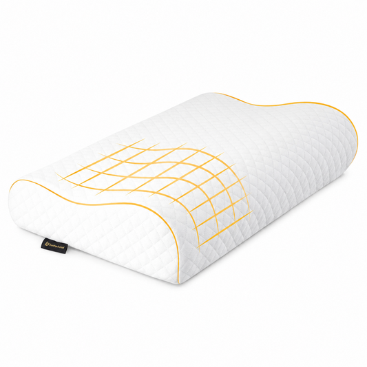 Betterhood Cervical Pillow for Posture, Ergonomic Memory Foam Dual Height Design