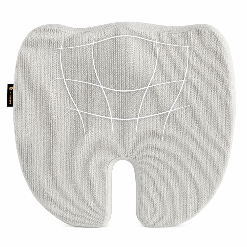 Betterhood Coccyx Memory Foam Chair Cushion for Seat, Ergonomic Design