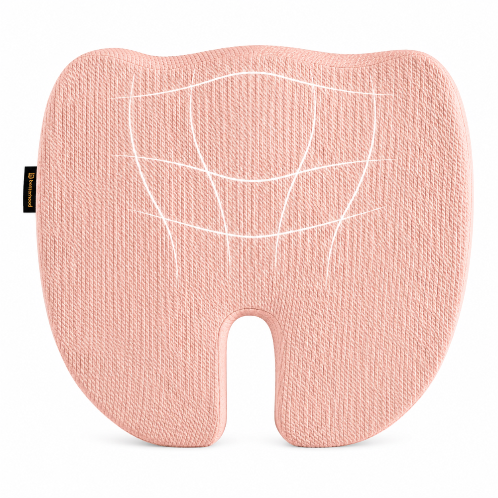 Betterhood Coccyx Memory Foam Chair Cushion for Seat, Ergonomic Design