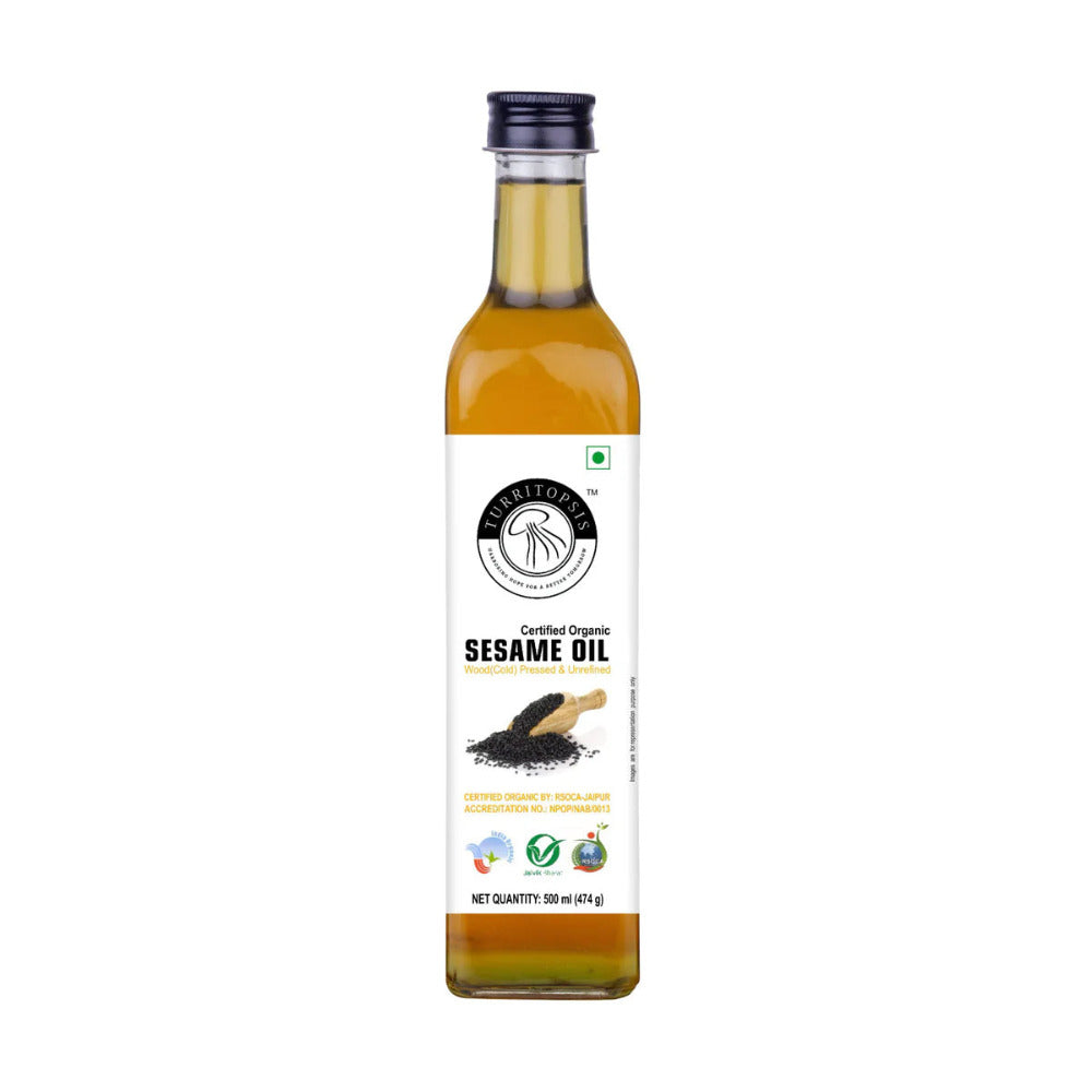 Turritopsis Wood Pressed Cold Pressed Sesame Oil