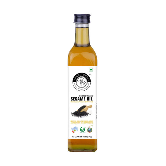 Turritopsis Wood Pressed Cold Pressed Sesame Oil