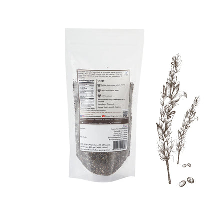 Nxtgen Ayurveda Chia Seeds Raw - 200 gms