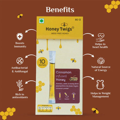 Honey Twigs Cinnamon Infused Honey